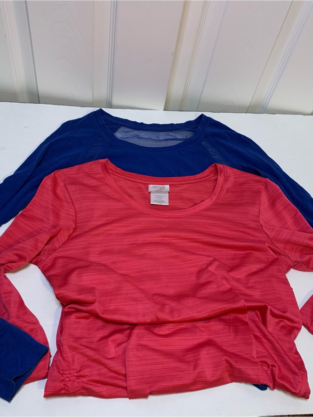 Pink & Blue Athletic Long Sleeve Tops Bundle